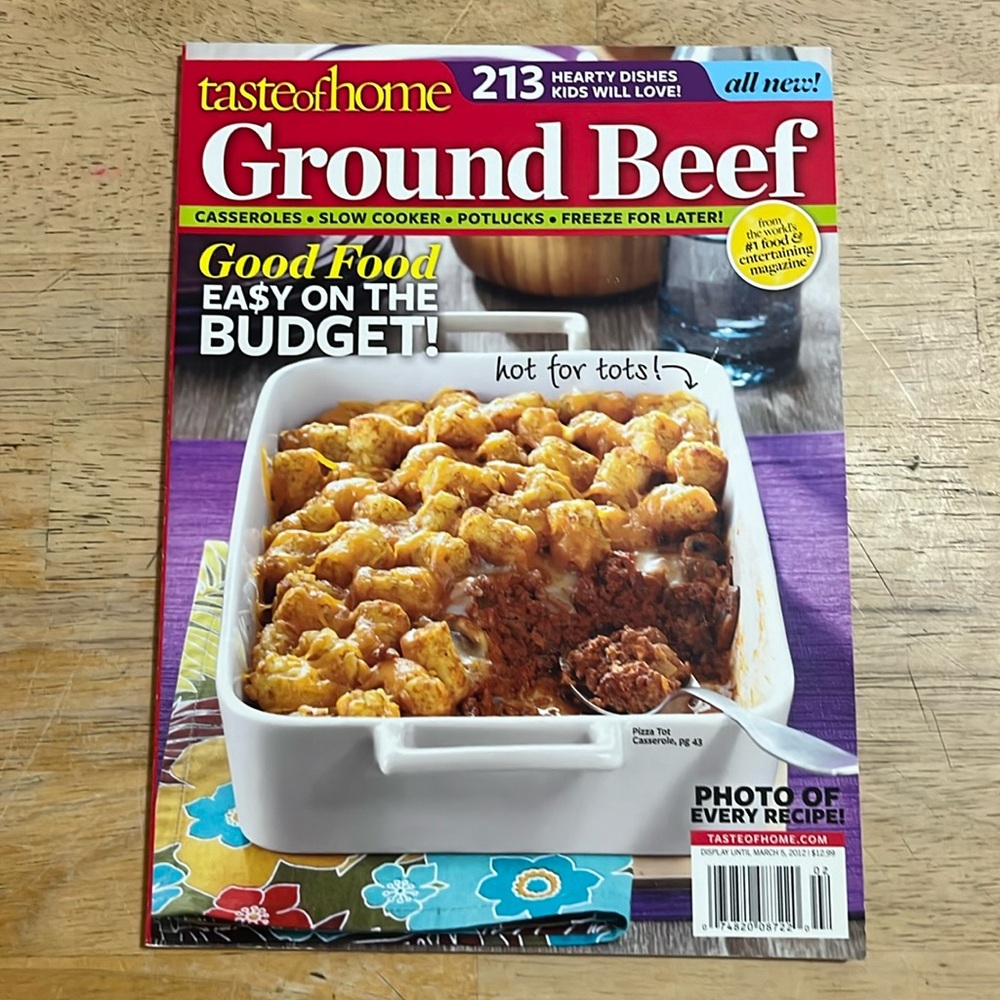 Taste of Home Ground Beef Special Edition 2012